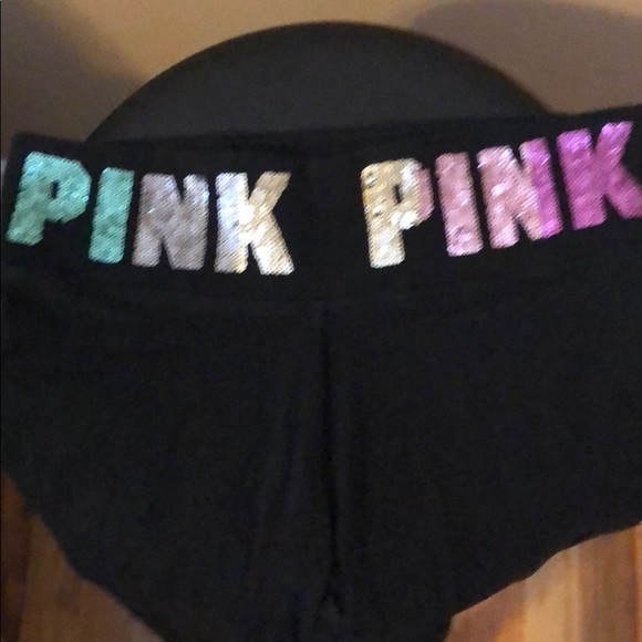 Black pink leggings - Picture 2 of 4